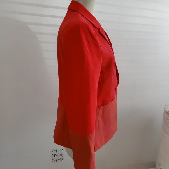 Simply Styled Orange Blazer / Size Large - Picture 2 of 5